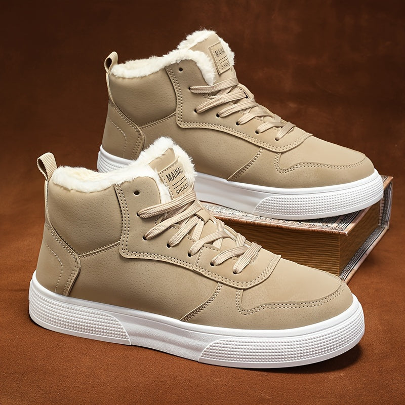 Orven | Chaussures Hiver Homme Hautes avec Lacets et Doublure Chaude