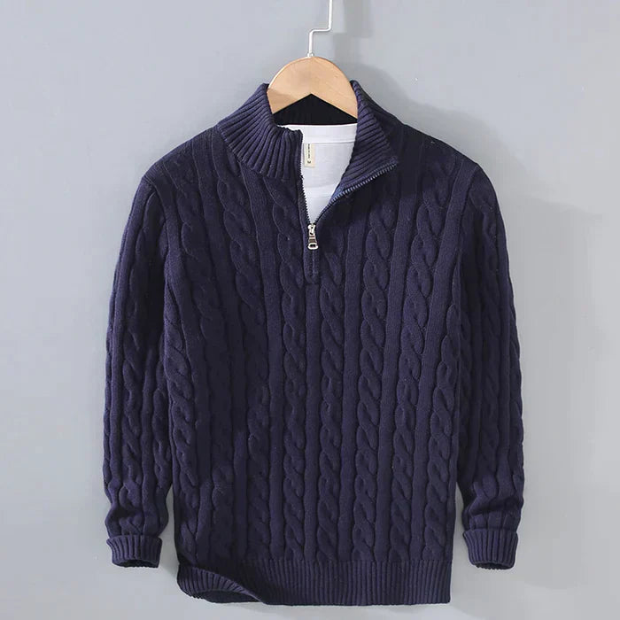Pull en laine classique pour homme – Chaud, Confortable & Intemporel