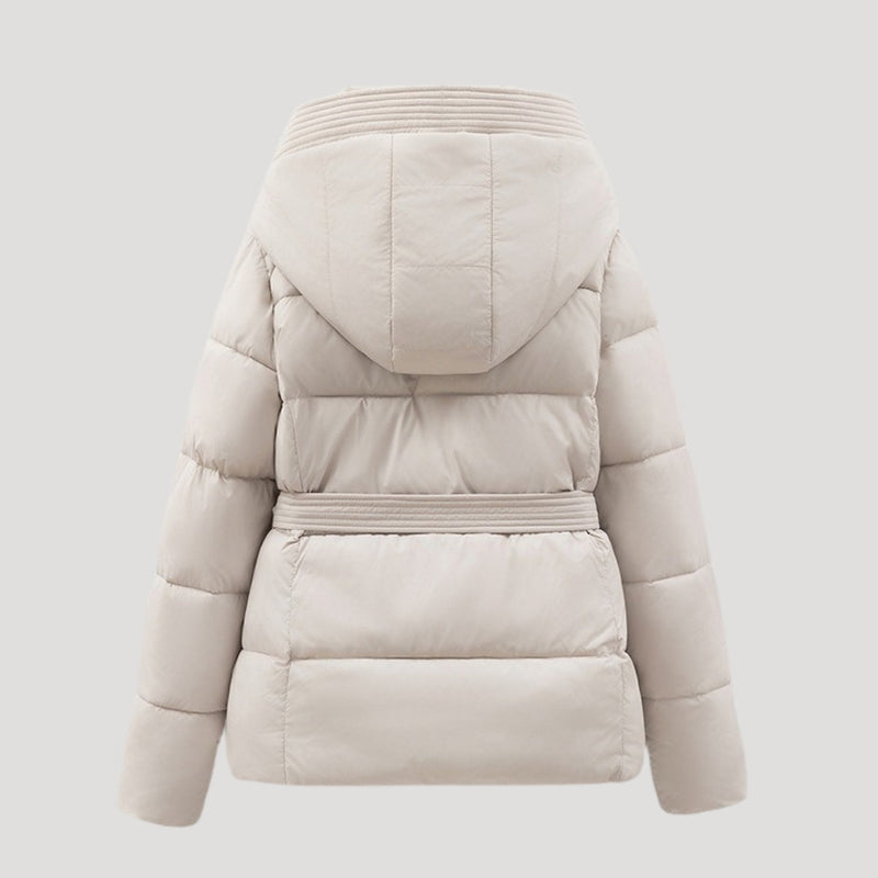 Doudoune Courte Ceinturée Unisex | Chaude, Stylée et Polyvalente