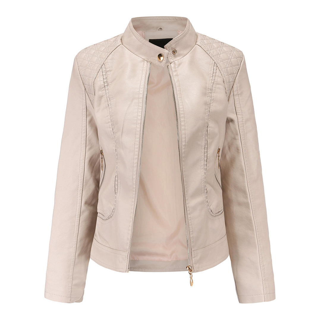 Veste femme | Veste à col montant et fermeture zippée pour les journées fraîches