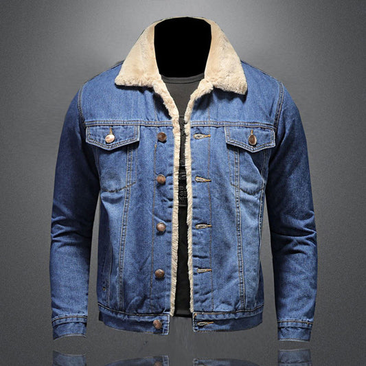 Éston | Veste Homme en Jean Stylée Doublure Chaude