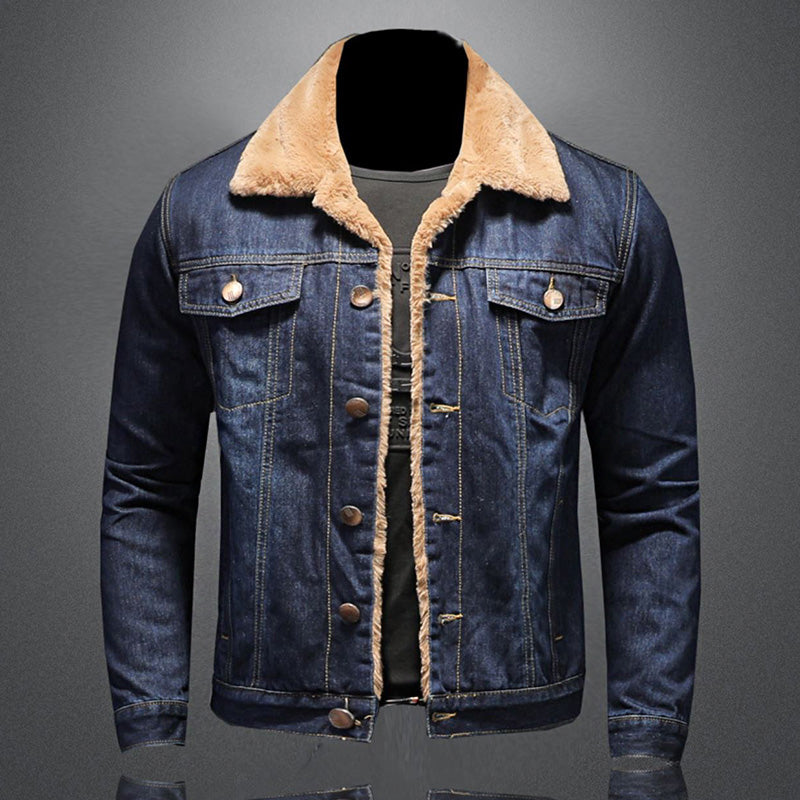 Éston | Veste Homme en Jean Stylée Doublure Chaude