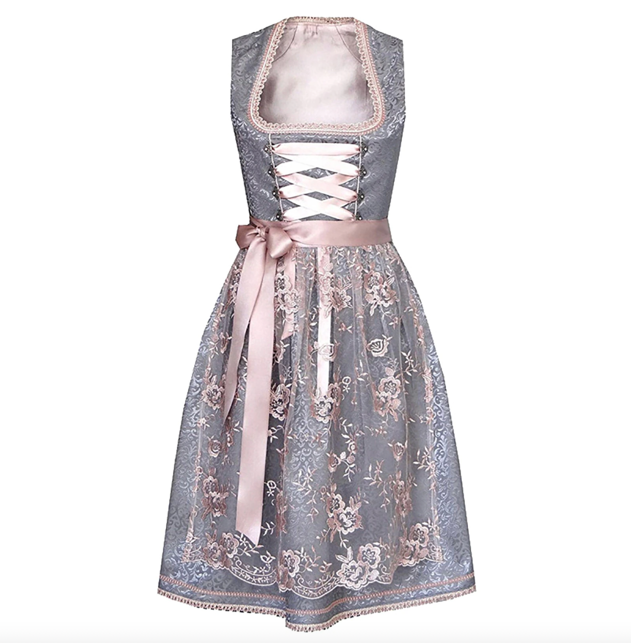 Dirndl Femme Unique avec Tablier | Élégance Traditionnelle pour Oktoberfest