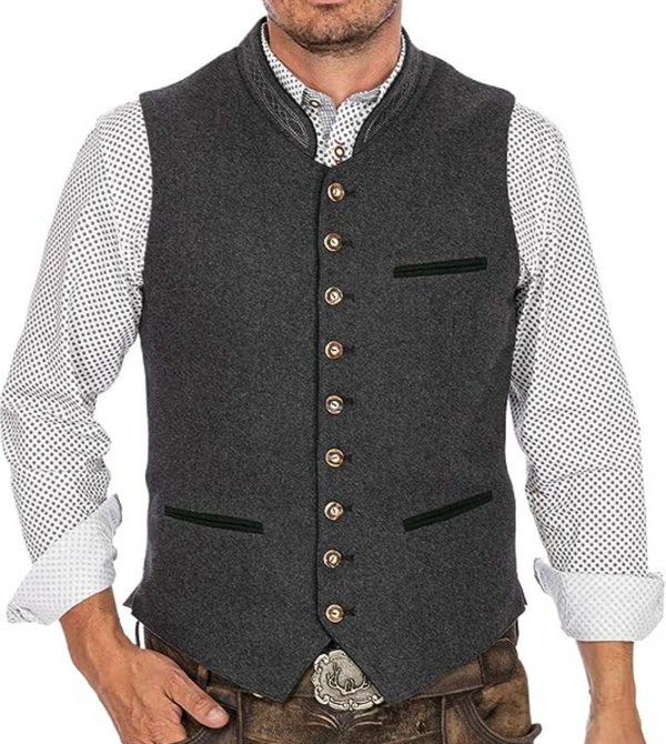Veste Sans Manches Homme | Slim Fit Chaude et Stylée pour le Lagenlook