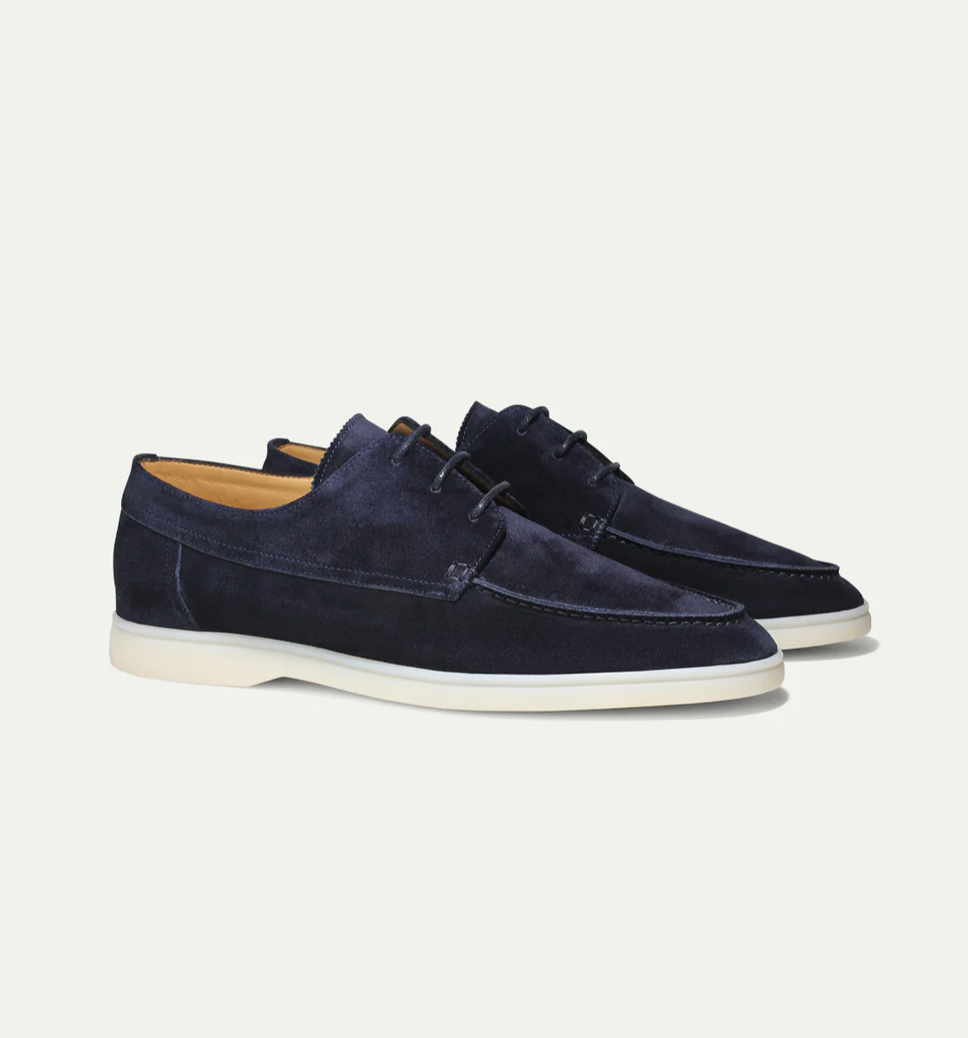 Cédric | Chaussures Homme Élégantes en Similicuir Daim à Lacets Style Business Décontracté
