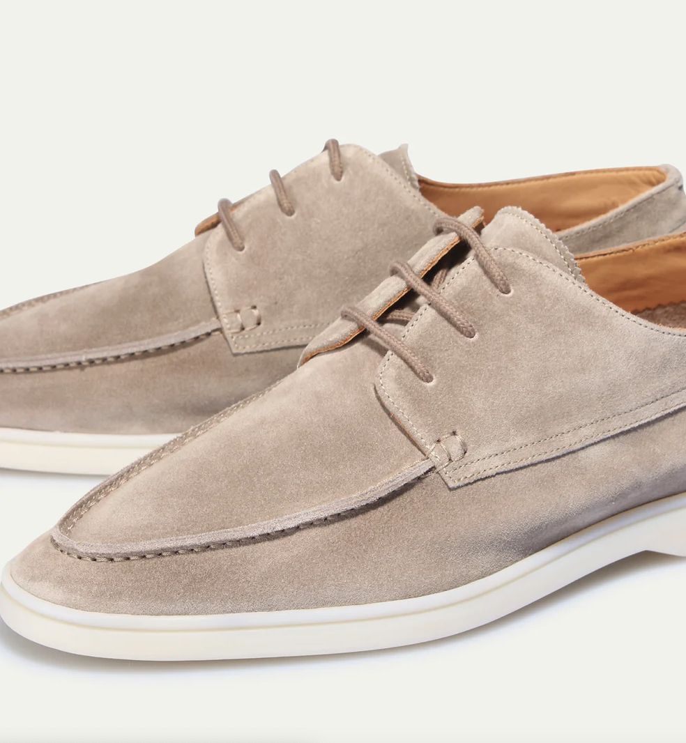 Cédric | Chaussures Homme Élégantes en Similicuir Daim à Lacets Style Business Décontracté