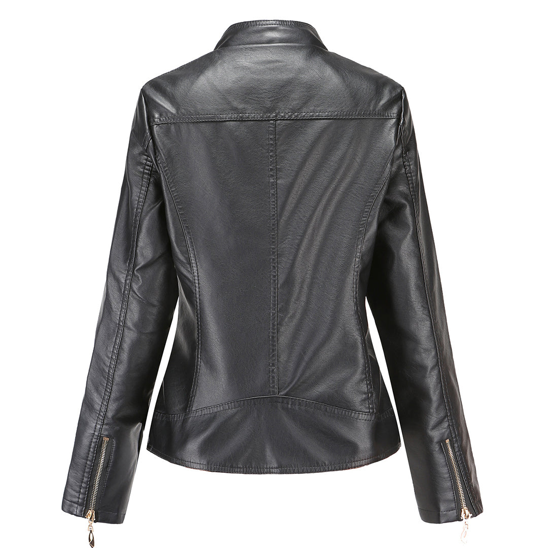 Veste femme | Veste à col montant et fermeture zippée pour les journées fraîches