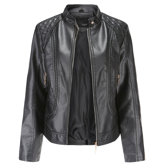 Veste femme | Veste à col montant et fermeture zippée pour les journées fraîches