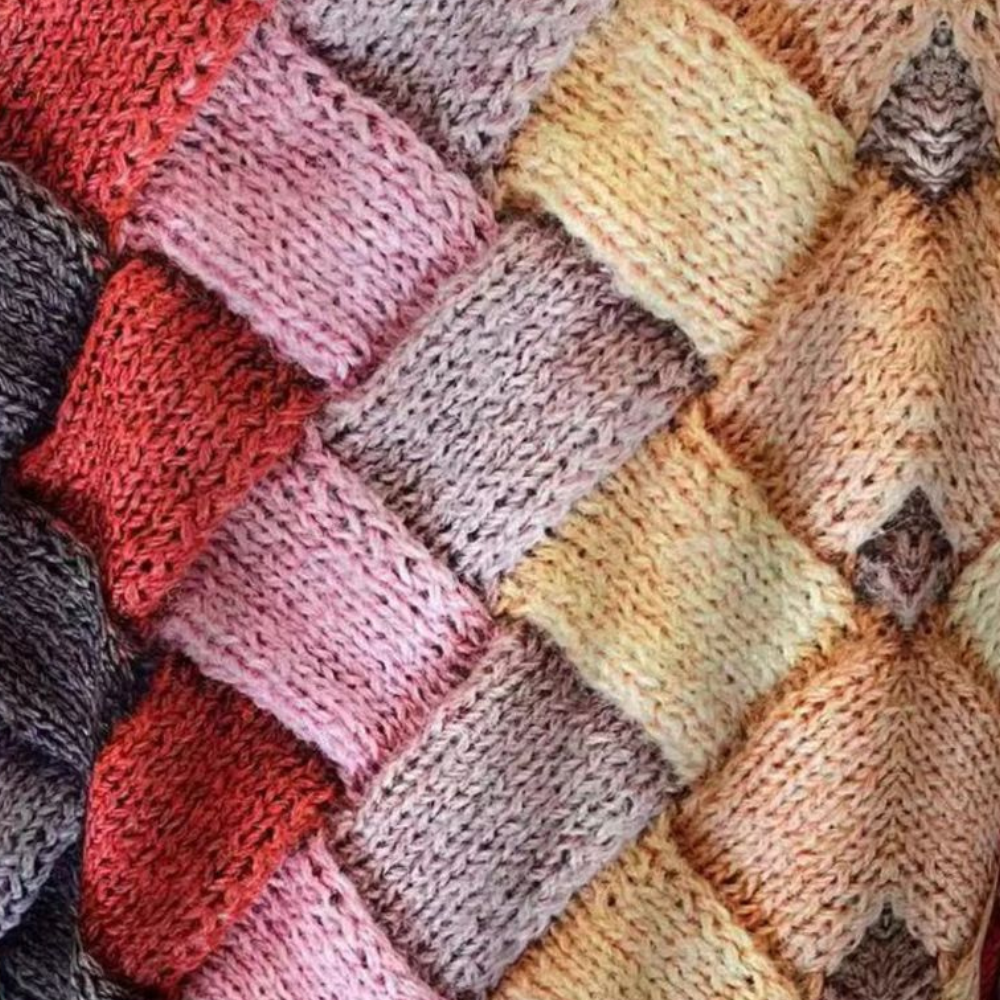 Lorraine | Pull Femme Imprimé Coloré Col Rond en Tissu Doux