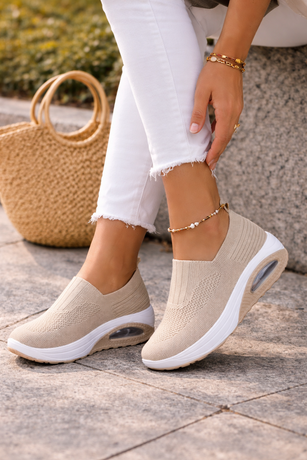 Chaussures de Marche Femme Slip-On – Confort Léger pour le Quotidien
