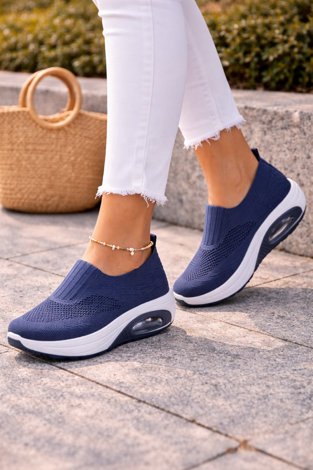 Chaussures de Marche Femme Slip-On – Confort Léger pour le Quotidien