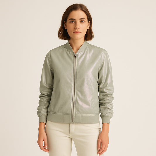 Veste bombardier légère irisée