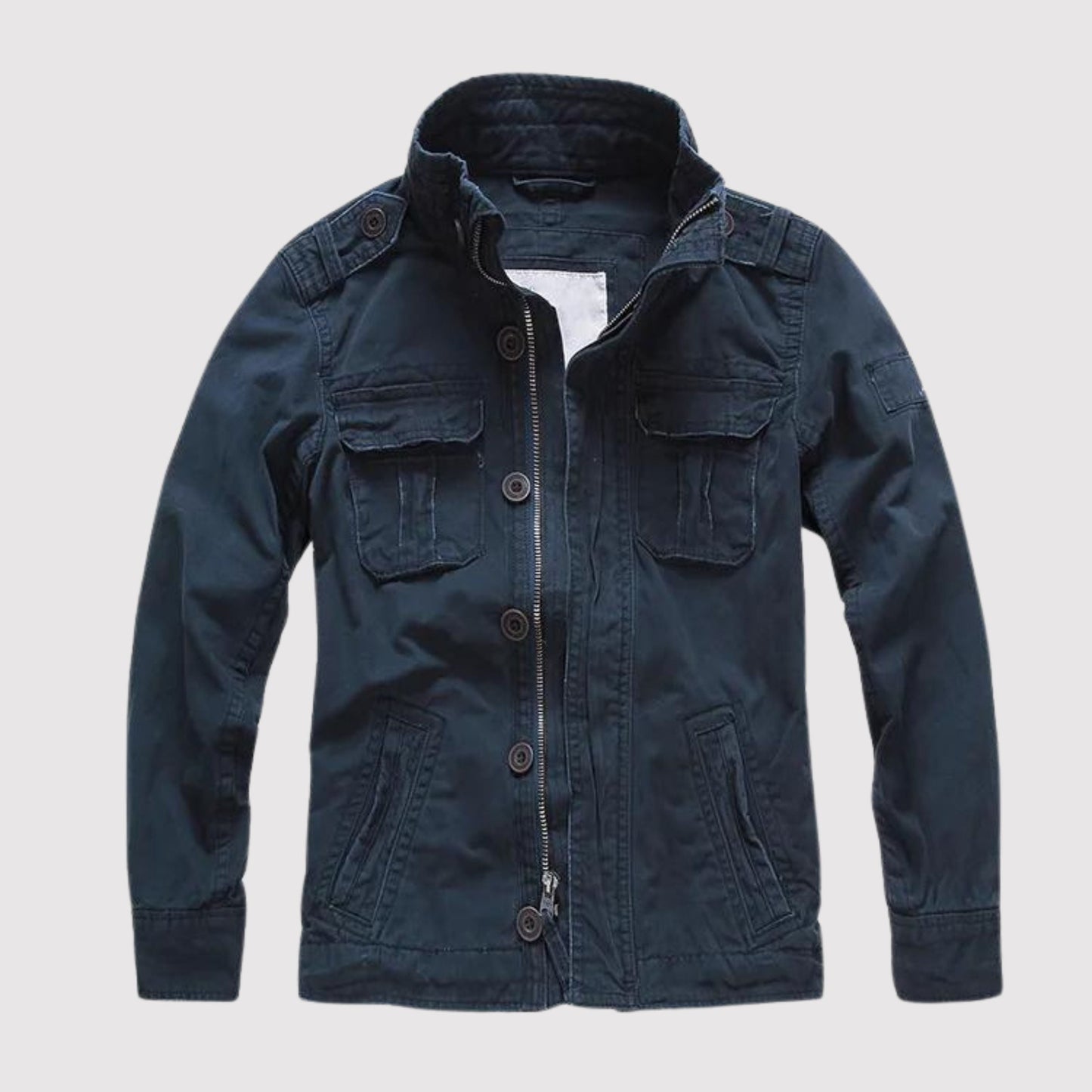Veste en Jean Homme | Style Rétro | 100% Coton avec Poches Pratiques