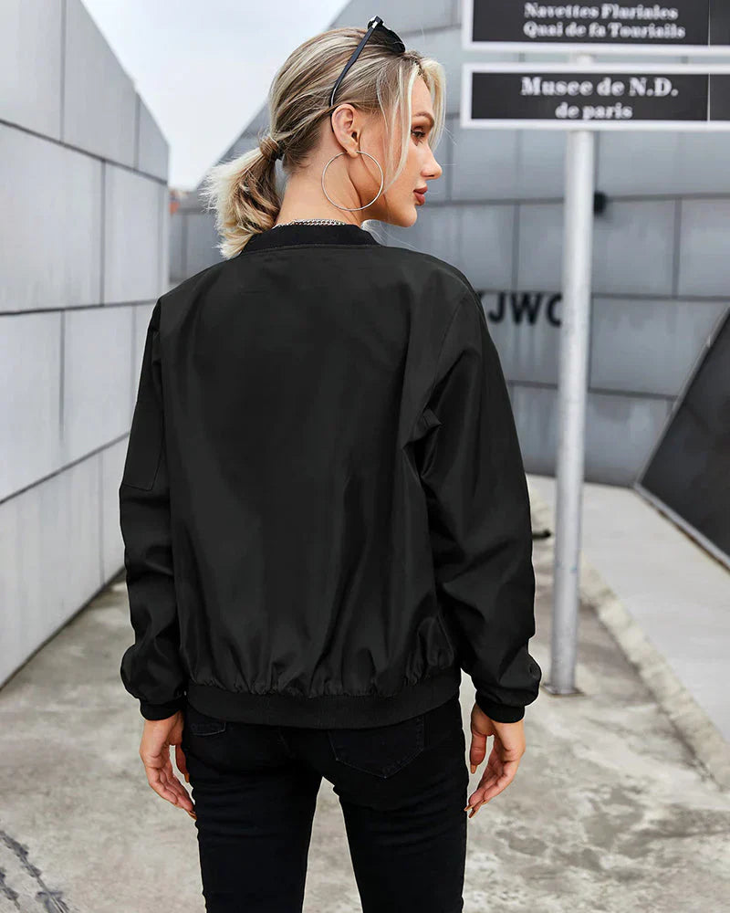 Veste bomber légère à coupe moderne – Décontractée, urbaine & polyvalente
