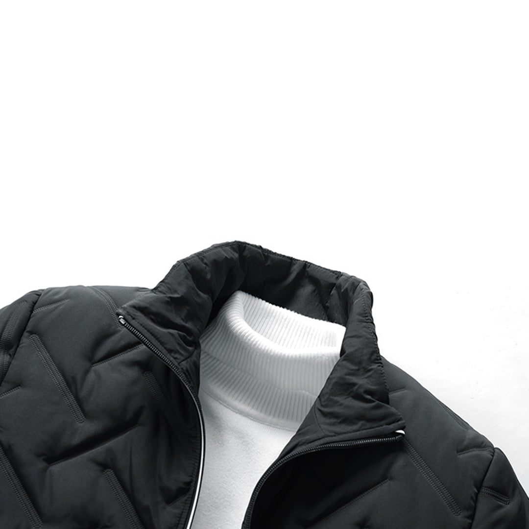 Auguste | Veste Matelassée Homme Légère Hiver à Col Montant et Fermeture Zip Intégrale