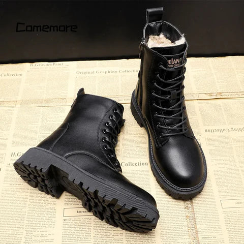Sibylle | Bottines Femme Lacets Doublure Polaire Semelle Antidérapante