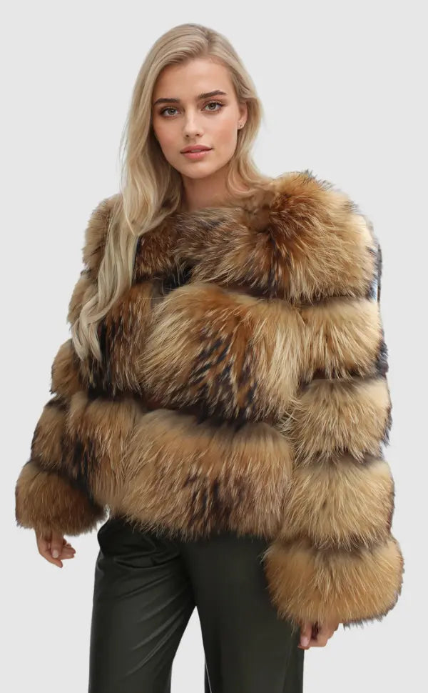 Veste Femme Faux Fur | Luxe Volumineux et Chaleur Élégante