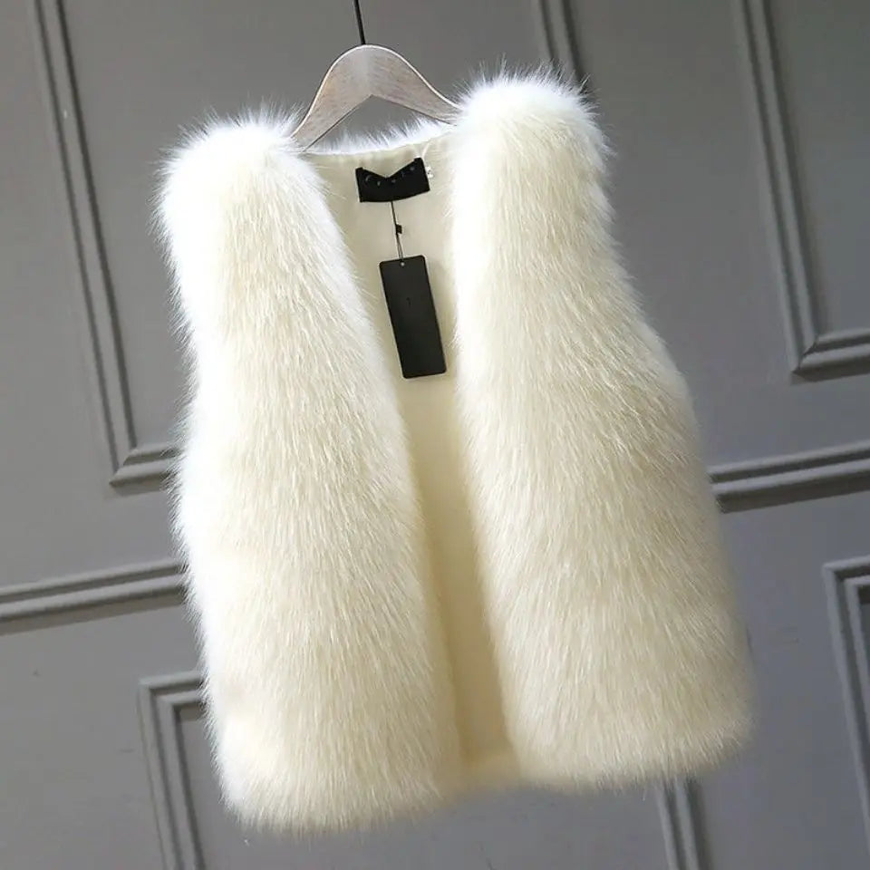 Bodywarmer Femme en Fausse Fourrure | Style Chic et Confortable