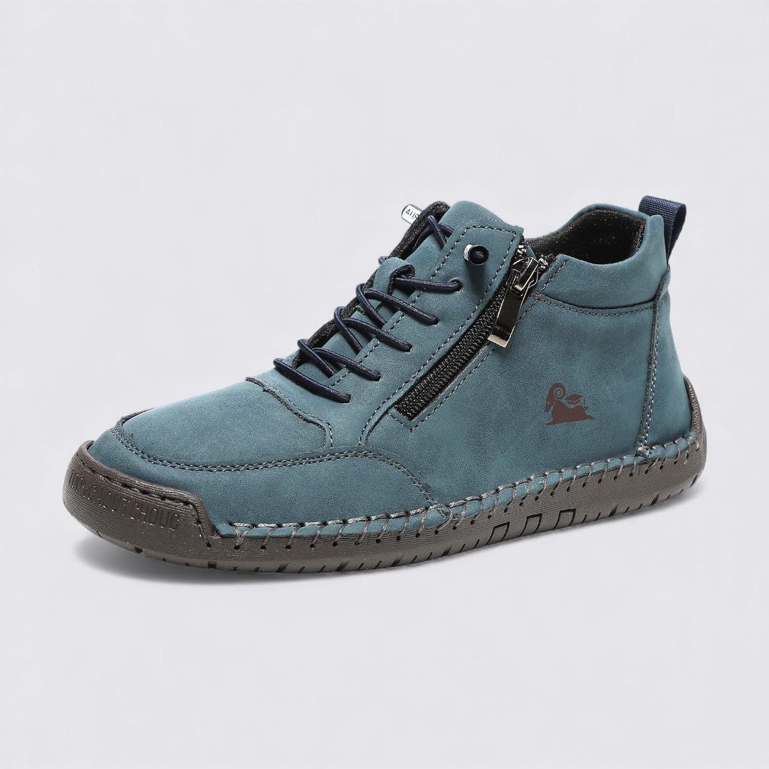 Bottines montantes pour femme avec fermeture à glissière – Confortables, Stylées & Polyvalentes