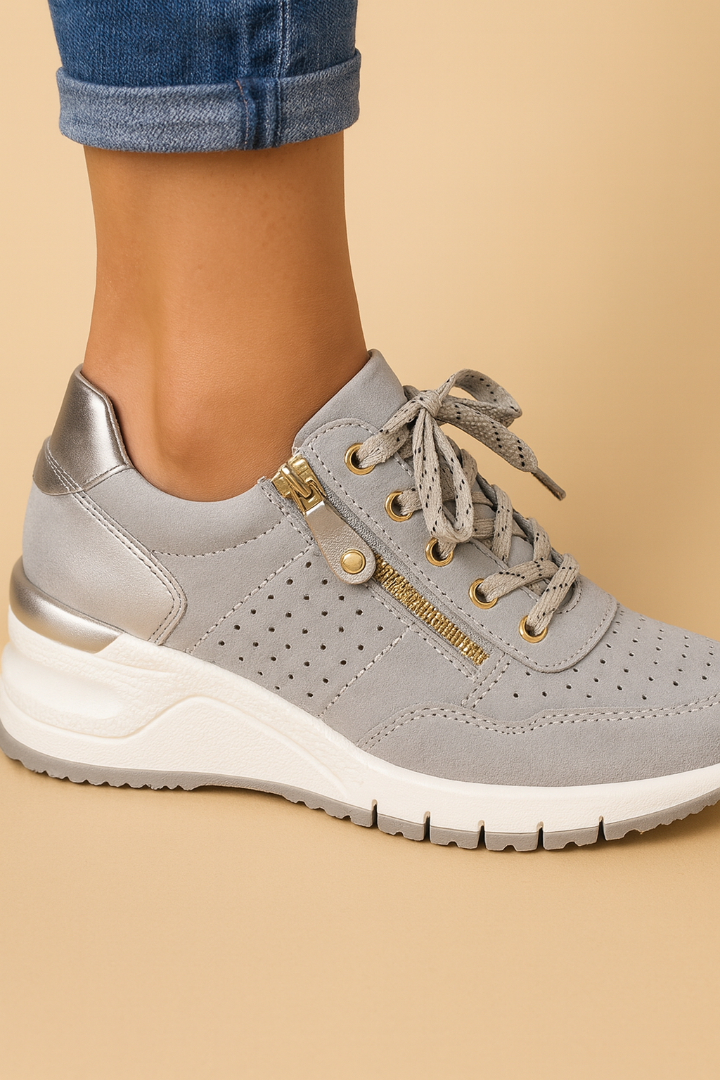 Sneakers Femme Orthopédiques Confortables avec Soutien de la Voûte et Amorti Avancé