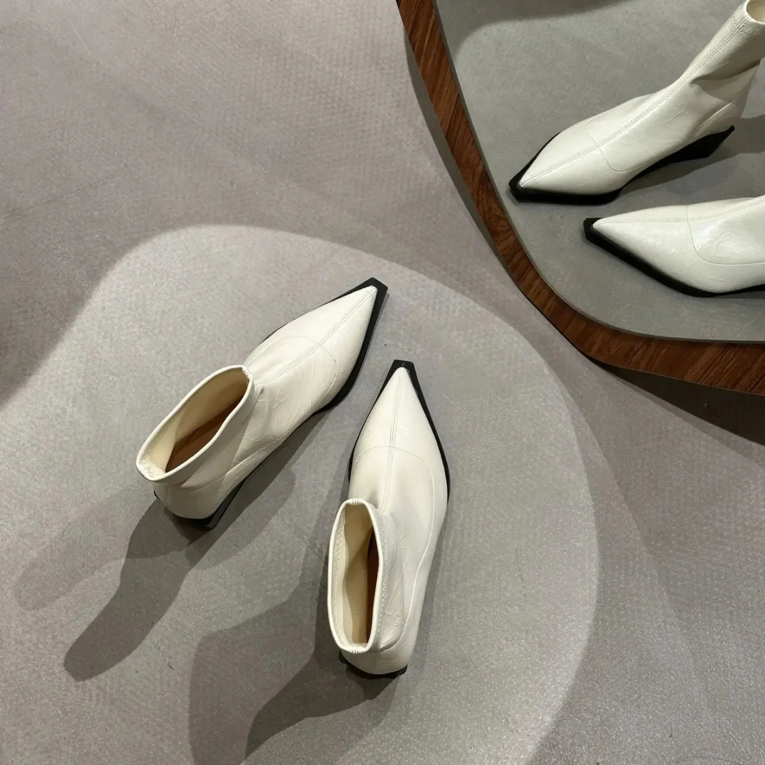 Bottines Élégantes à Bout Pointu Femme | Chaussures Chic et Confortables