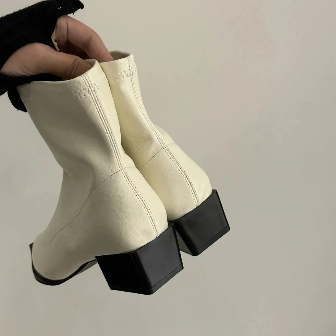 Bottines Élégantes à Bout Pointu Femme | Chaussures Chic et Confortables