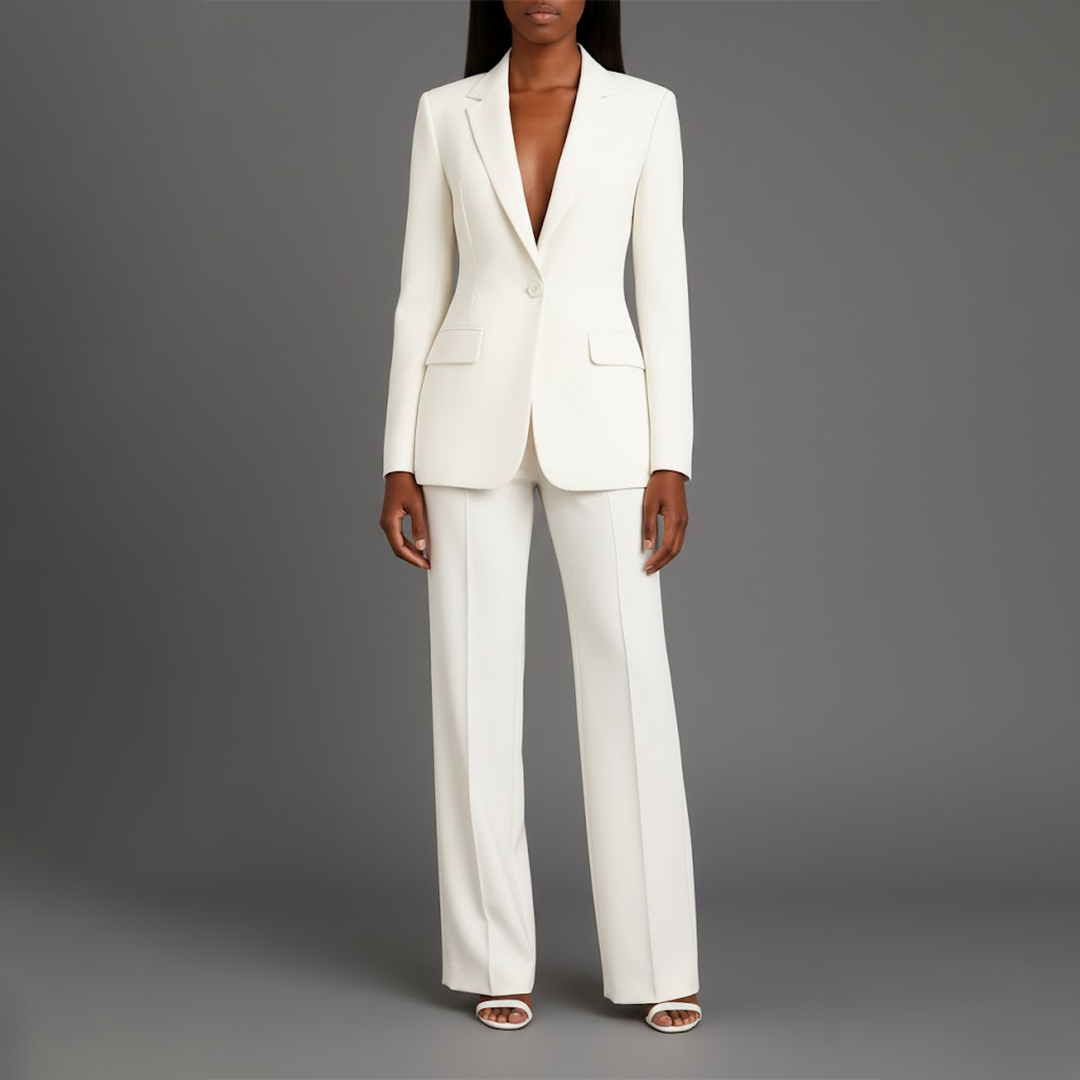 Ensemble tailleur pantalon cintré – Élégant, affirmé & intemporel