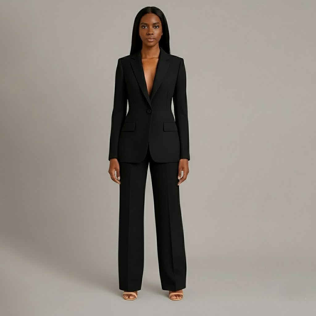 Ensemble tailleur pantalon cintré – Élégant, affirmé & intemporel
