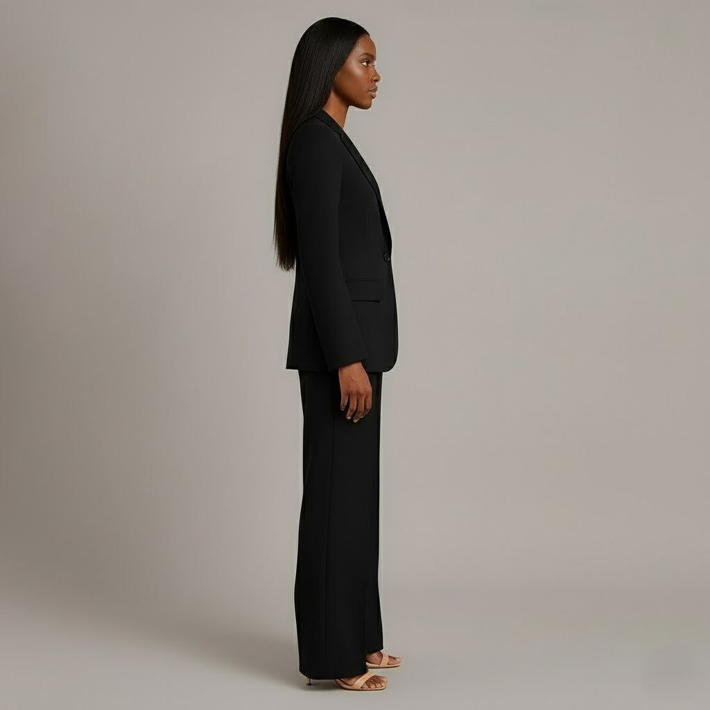 Ensemble tailleur pantalon cintré – Élégant, affirmé & intemporel