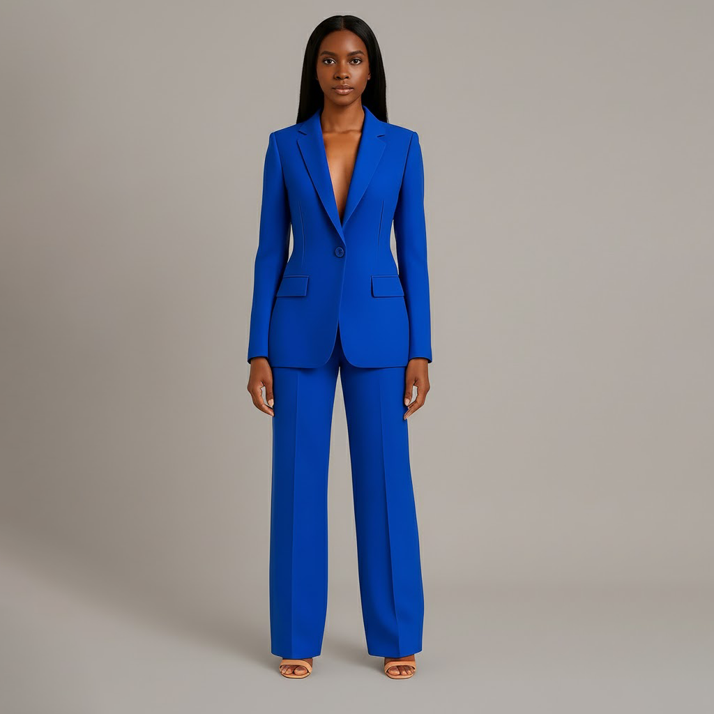 Ensemble tailleur pantalon cintré – Élégant, affirmé & intemporel