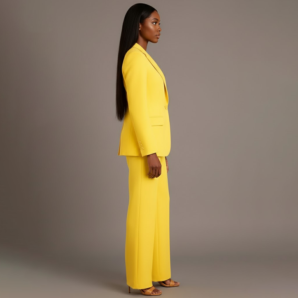 Ensemble tailleur pantalon cintré – Élégant, affirmé & intemporel