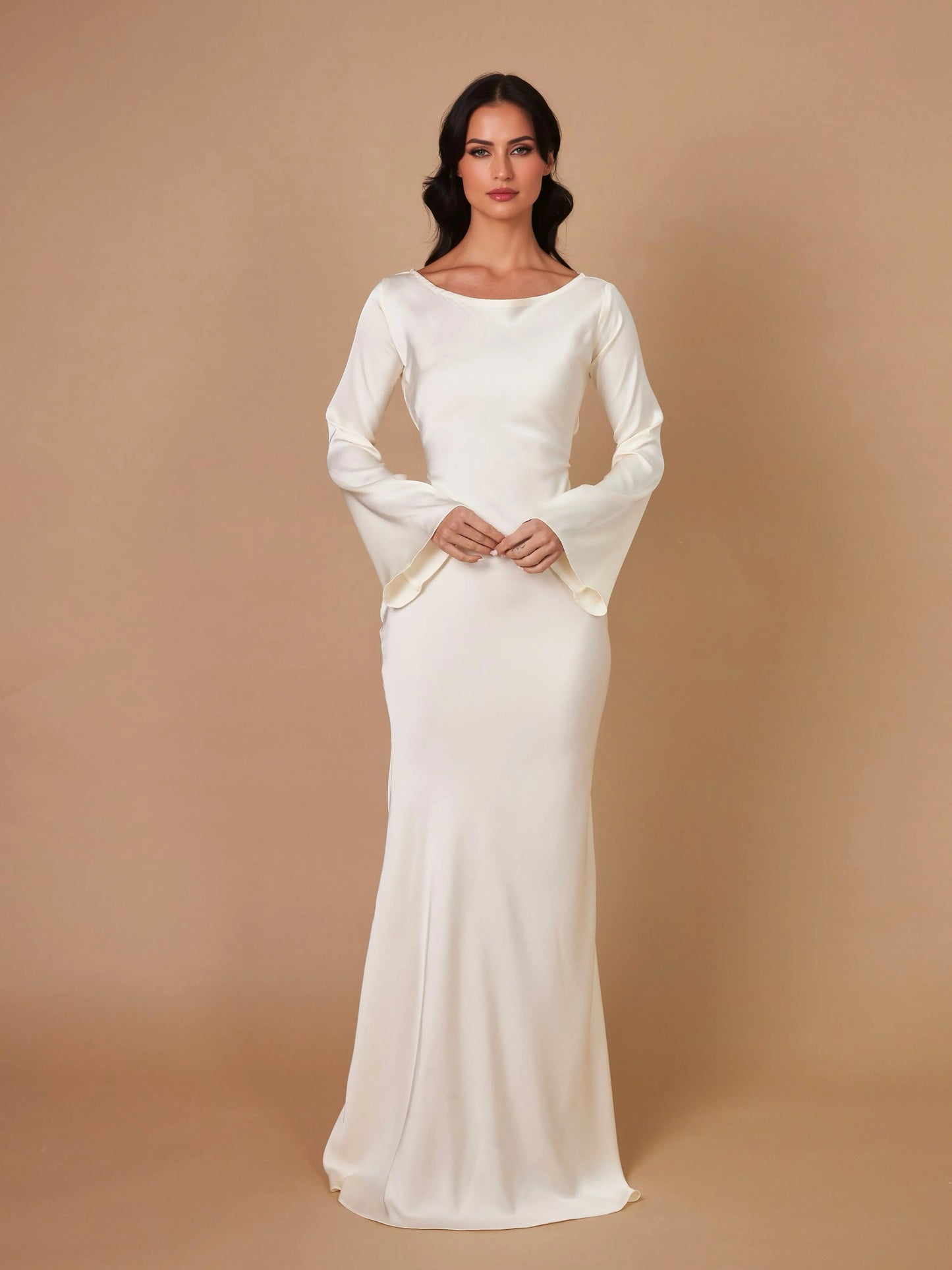 Evening Dress Femme Élégante | Maxi-Robe Longue Cintrée pour Occasions Spéciales