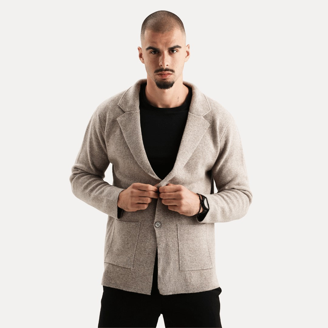 Cardigan Homme en Laine Mérinos | Style Classique et Élégant | Chaleur et Confort