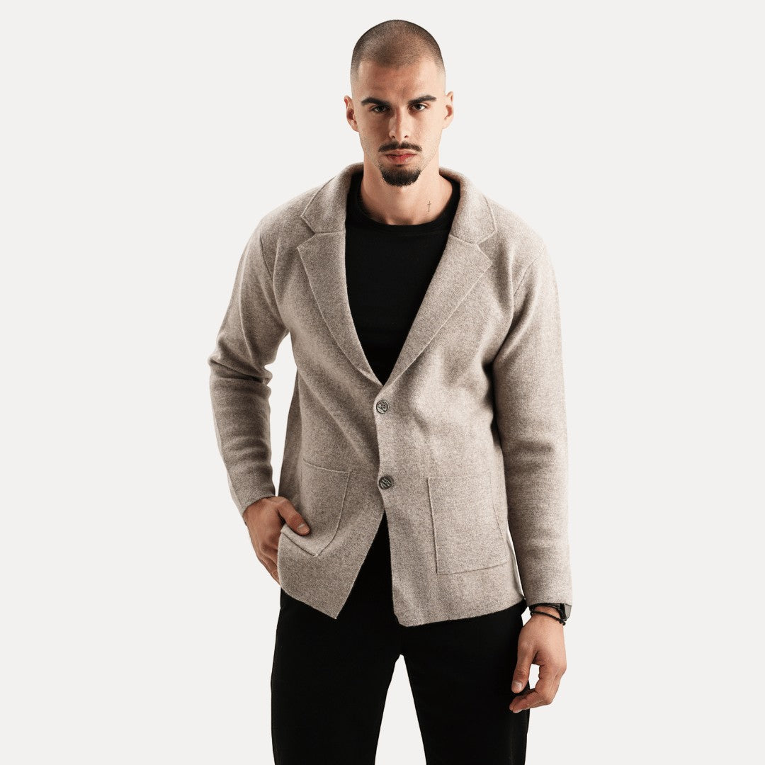 Cardigan Homme en Laine Mérinos | Style Classique et Élégant | Chaleur et Confort