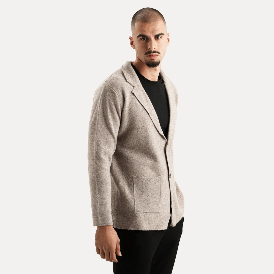 Cardigan Homme en Laine Mérinos | Style Classique et Élégant | Chaleur et Confort