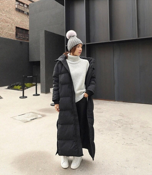Manteau matelassé d’hiver pour femme avec capuche – Chaud, Élégant & Polyvalent