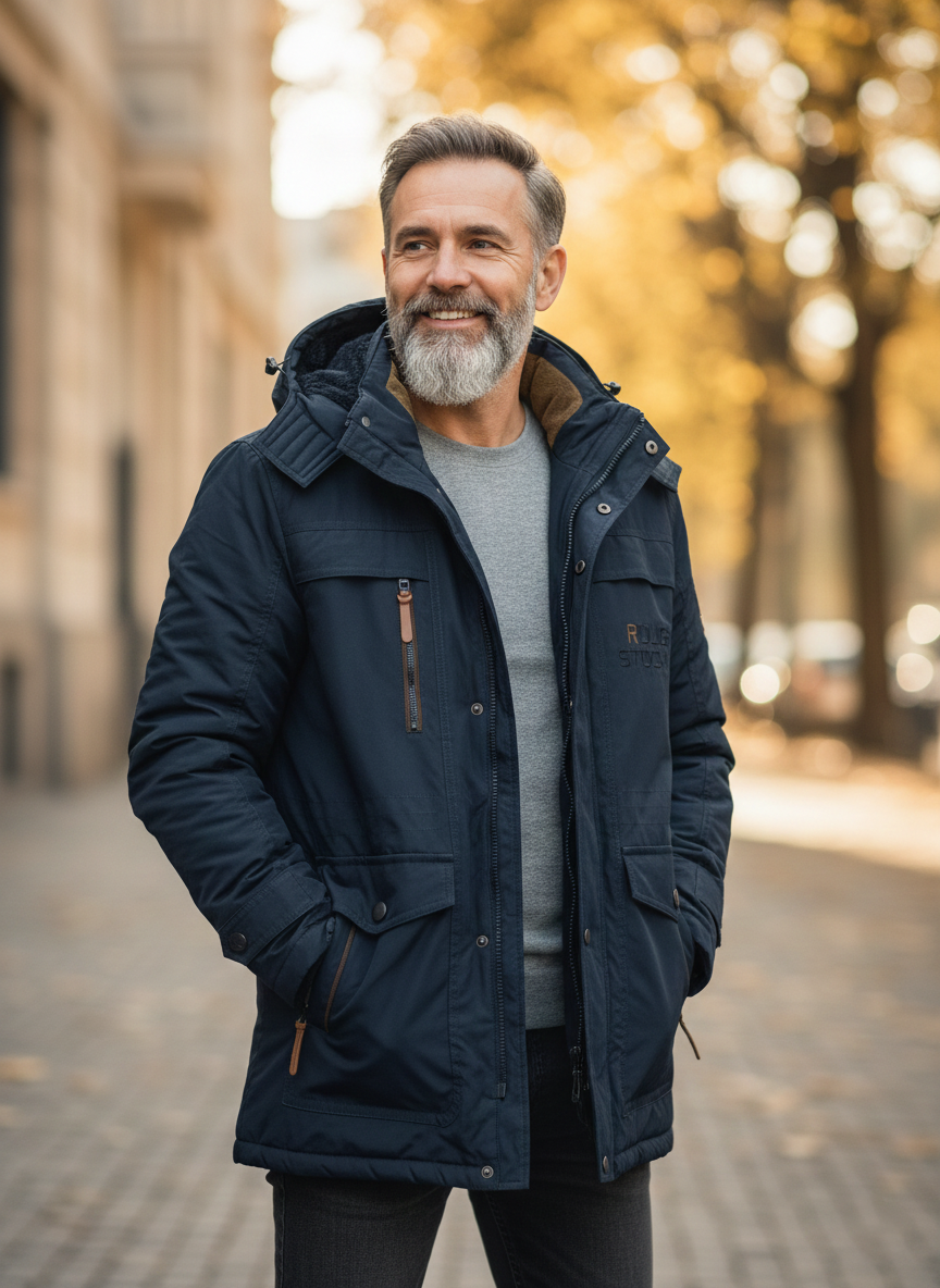 Parka d’Hiver Homme Doublée  Chaleur & Protection Totale