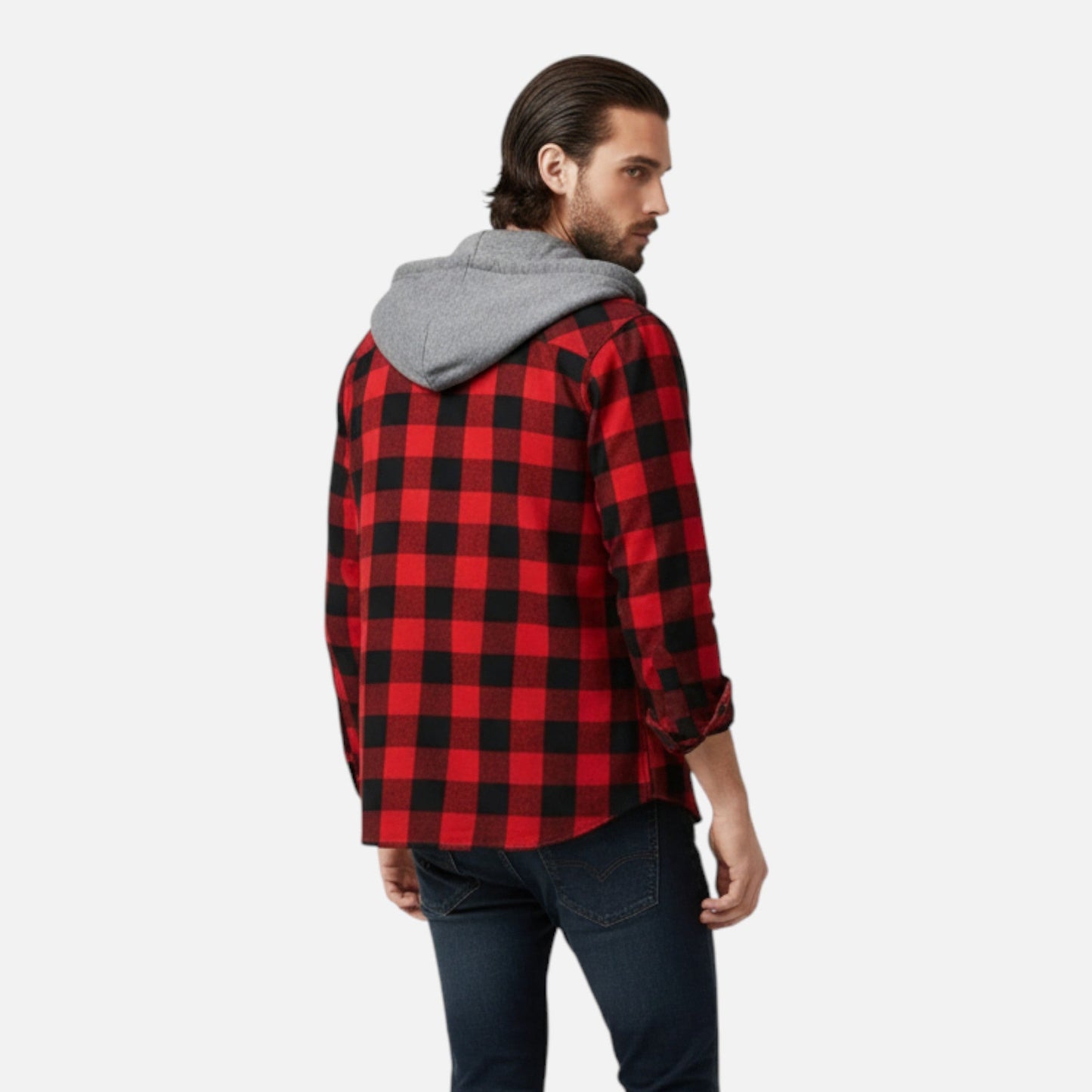 Button-Up Hooded Sweater Homme | Pull à Capuche Boutonné | Élégance Décontractée & Chaleur Intemporelle