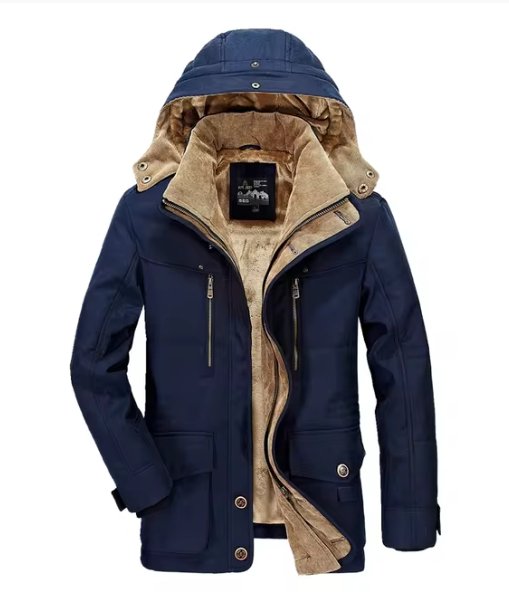 Veste Hiver Homme Triple Isolation | Capuche et Protection Maximale