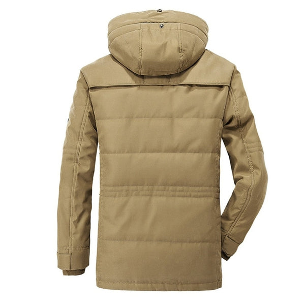 Veste Hiver Homme Triple Isolation | Capuche et Protection Maximale