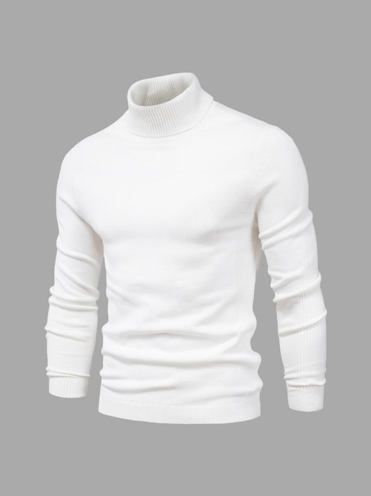 Preston | Pull Homme Col Roulé Coton Élégant et Confortable