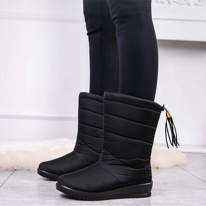 Bottes d’Hiver Femme Doublées | Chaudes et Confortables