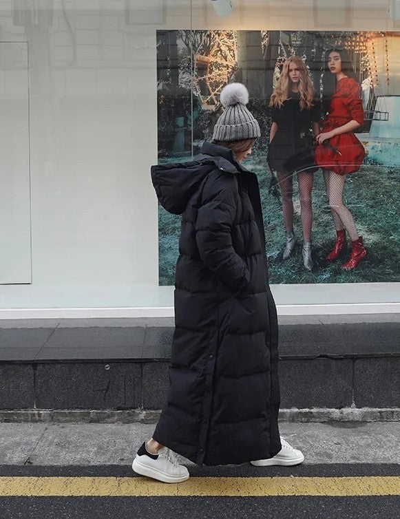 Manteau matelassé d’hiver pour femme avec capuche – Chaud, Élégant & Polyvalent