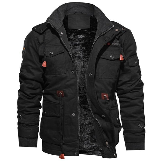 Parker | Veste Homme Hiver Outdoor Puffer avec Capuche et Multiples Poches