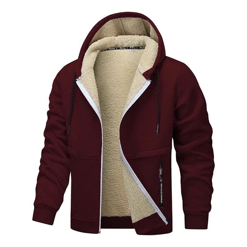 Hoodie Sherpa Homme Chaud et Douillet