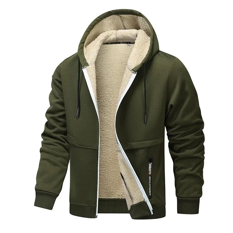 Hoodie Sherpa Homme Chaud et Douillet