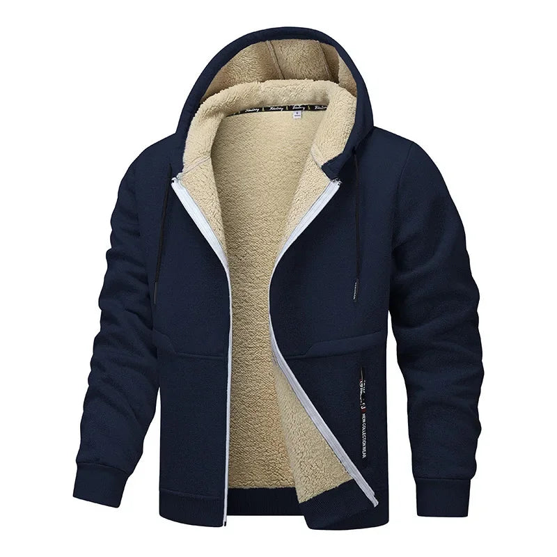 Hoodie Sherpa Homme Chaud et Douillet