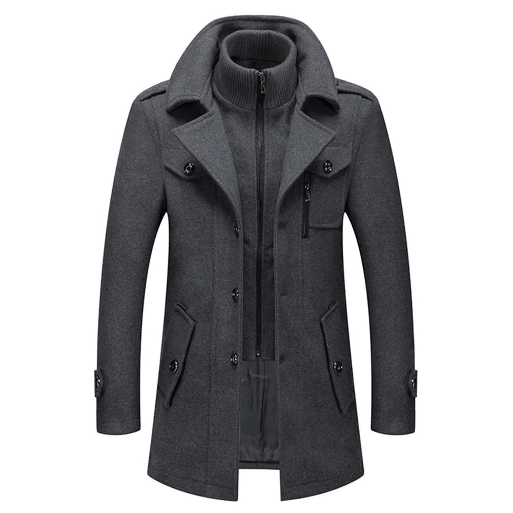 Peaky Blinders Coat Homme | Manteau en Laine Élégant et Coupe Moderne