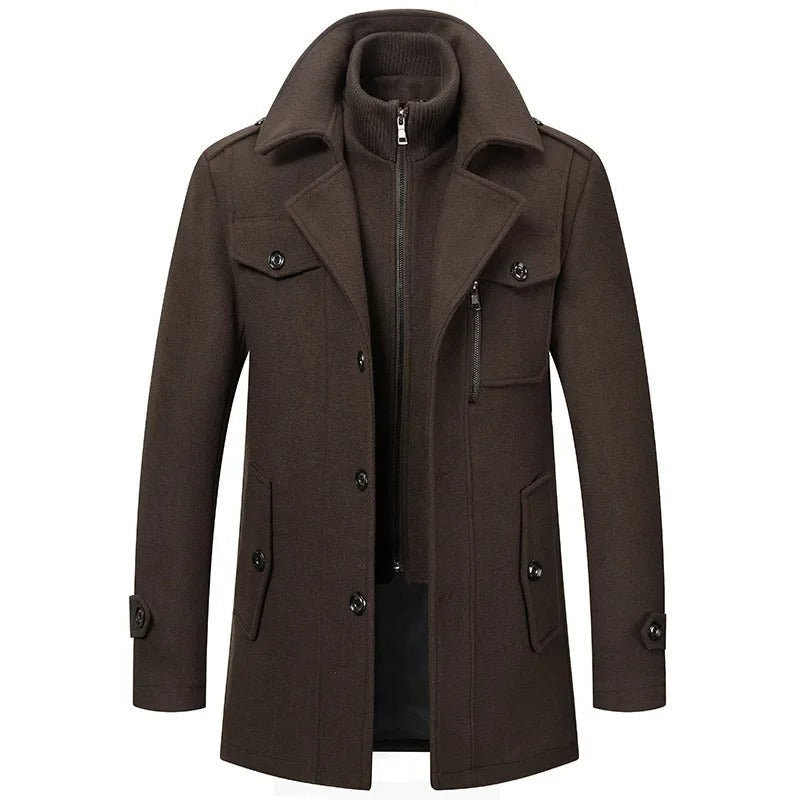 Peaky Blinders Coat Homme | Manteau en Laine Élégant et Coupe Moderne