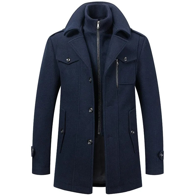Peaky Blinders Coat Homme | Manteau en Laine Élégant et Coupe Moderne